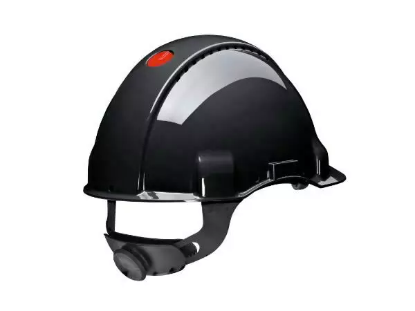 ™ kypärä, uvicator, ruuvisäätö, ilmastoitu, muovinen hikin g3000nuv-sv, 3m - Suojakypärät ja -päähineet - 503-PG30NUSV3M - 1