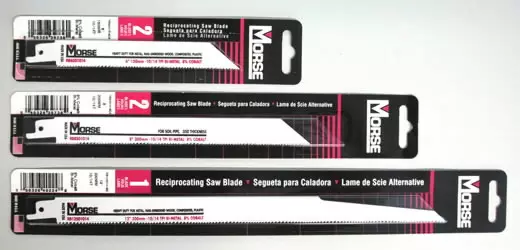 Morse met/puu 150 mm 10/14h 5 kpl, morse - Puukkosahanterät - 503-RB6501014-T05M - 1