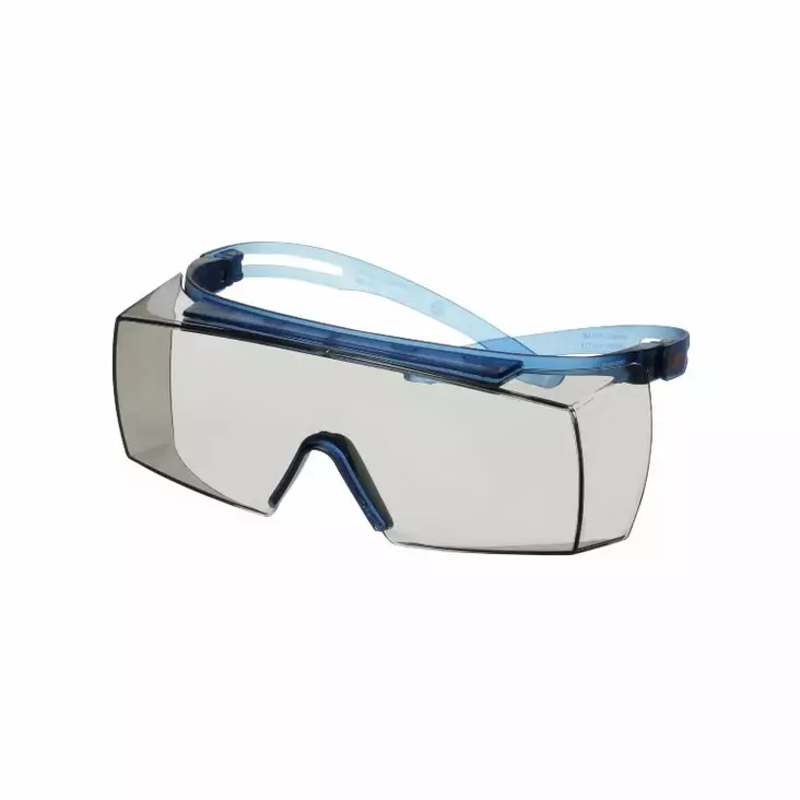 Overspectacles, blue temple, scotchgard anti-fog, i/o grey sf3707sgaf-blu, 3m - Suojalasit - 503-SF3707BL3M - 1