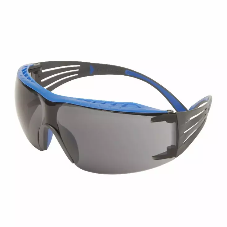 Protective eyewear, browgard, scotchgard anti-fog, grey lens sf402xsgaf-blu, 3m - Suojalasit - 503-SF402XB3M - 1