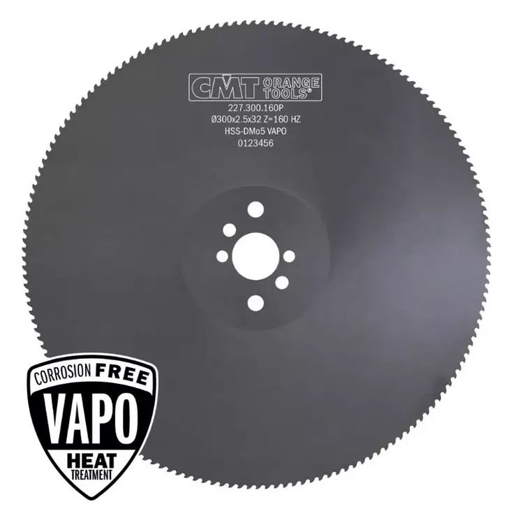 Saw blade for metal hss vapo 250x2,0x32mm z128 t6, cmt - Pyörösahanterät metallille - 503-227-250-128PCM - 1