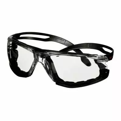 ™ securefit™ 500-sarjan suojalasit, musta kehys, scotchgar k/n, 3m - Suojalasit - 503-SF501BLF3M - 1