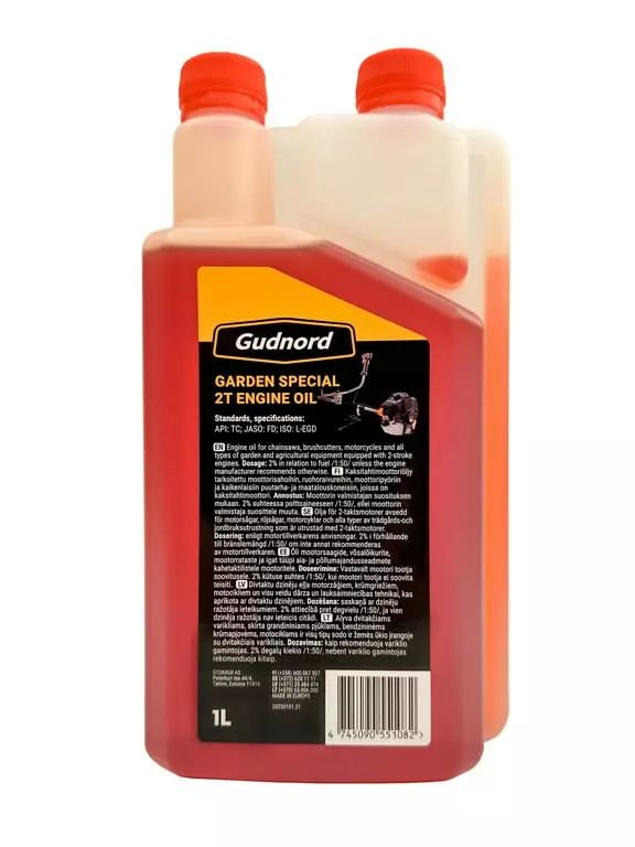 2-tahtiöljy garden special 1l, gudnord - 2T öljyt - 503-20230101-21GN - 1