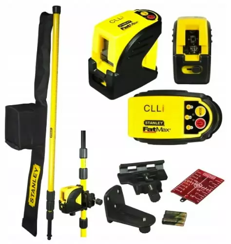 Laser kit with pole, stanley - Ristiviivalaserit - 503-1-77-123STAN - 1