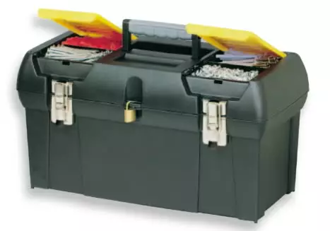 Plastic tool box 60 x 28,9 x 27,9 cm, stanley - Työkalupakit, -salkut ja -reput - 503-1-92-067STAN - 1