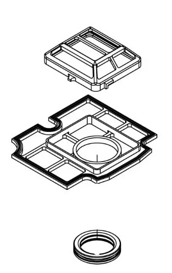 Element, air filter, echo - Tarvikevaraosat-503 - 503-A226001770ECHO - 1