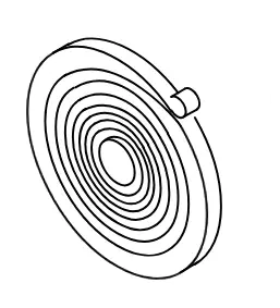 Spring,spiral, echo - Tarvikevaraosat-503 - 503-P022006250ECHO - 2