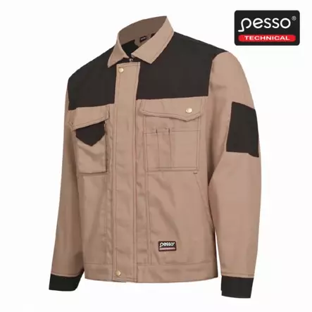 Takki dsbzn, beige/musta 3xl, pesso - Työliivit - 503-DSBZN-3XLPESSO - 1