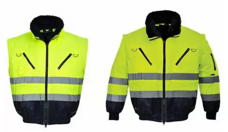 Talvitakki pilot 3-in-1 huomioväri cl2, keltainen/tummansini l, pesso - Hi-Vis talvityötakit - 503-SNVGMP-LPESSO - 1