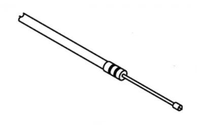 Throttle cabl t242xs/ec2, t310s/sf450, t310xs, echo - Tarvikevaraosat-503 - 503-V430002590ECHO - 1