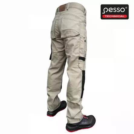 Työhousut kdbz, beige/musta c44, pesso - Työhousut - 503-KDBZ-C44PESSO - 2