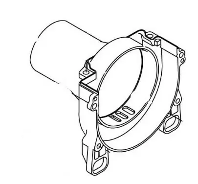 Ventilaatori kate 3410, echo - Tarvikevaraosat-503 - 503-A172002030ECHO - 1