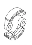 Clutch shoe set srm-3611t/350es/3610t, echo - Tarvikevaraosat-503 - 503-P021046970ECHO - 1