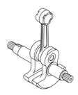 Crankshaft (b530), echo - Tarvikevaraosat-503 - 503-A011000840ECHO - 1
