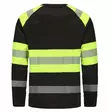 Hi-vis t-shirt hvm cotton long sleeves, black/yellow xl, pesso - Hi-Vis T-paidat ja puserot - 503-HVMIL-JXLPESSO - 2