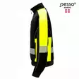 Huomiocollegepaita fl06, musta/keltainen l, pesso - Hi-Vis Fleecetakit, puserot ja hupparit - 503-FL06-B-LPESSO - 4