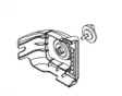 Lid,cleaner asy hc-2810es/esr, hcr-185es/165es, echo - Tarvikevaraosat-503 - 503-P021046100ECHO - 2