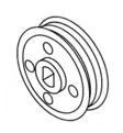 Pulley csg-680, echo - Tarvikevaraosat-503 - 503-V176000031ECHO - 1
