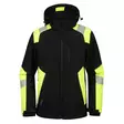 Softshell-takki astra, huomioväri, musta/keltainen xl, pesso - Softshell takit ja housut - 503-ASTRA-XLPESSO - 1