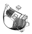Starter case shindaiwa 452s/491s, echo - Tarvikevaraosat-503 - 503-P022038140ECHO - 2
