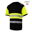 T-paita, huomioväri hvmj cl1, keltainen/musta 2xl, pesso - Hi-Vis T-paidat ja puserot - 503-HVM-J-2XLPESSO - 2