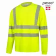 T-paita hvmil pitkähihainen huomioväri cl2, keltainen l, pesso - Hi-Vis T-paidat ja puserot - 503-HVMIL-GLPESSO - 1