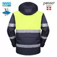 Talvitakki hana, sininen/keltainen l, pesso - Talvityötakit - 503-HANALPESSO - 2