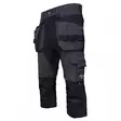 Työhousut 3/4 Titan Flexpro stretch, tummanharmaa 56, Pesso - Työshortsit - 503-KT125P-56PESSO - 1