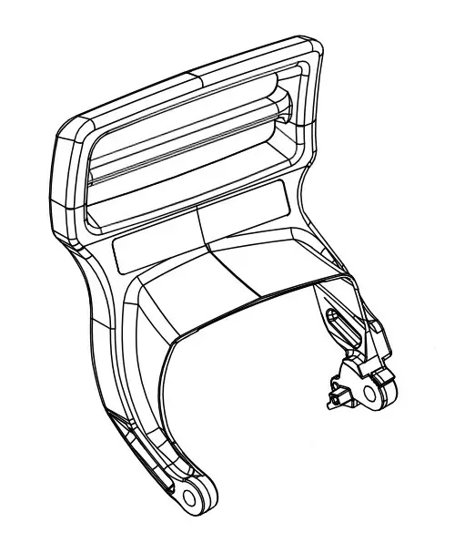 Brake lever asy 431sx; cs-4310sx, echo - Tarvikevaraosat-503 - 503-P100008471ECHO - 1