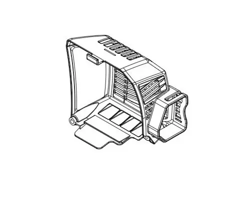 Cover,muffl srm-420es, t410ts, bp510s, echo - Tarvikevaraosat-503 - 503-A320001000ECHO - 1