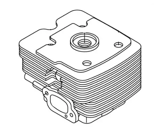 Cylinder (b530), echo - Tarvikevaraosat-503 - 503-A130001780ECHO - 1