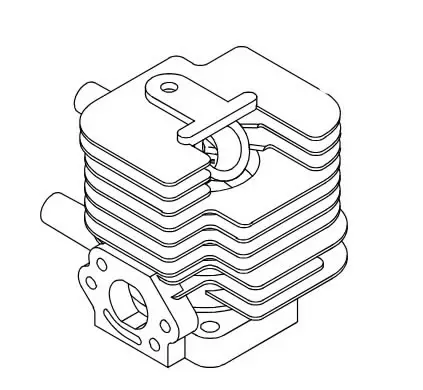 Cylinder (dh230), echo - Tarvikevaraosat-503 - 503-A130001381ECHO - 1