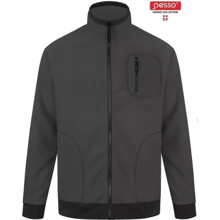 Fleecetakki fmpn, tummanharmaa 2xl, pesso - Fleecetakit, puserot ja hupparit - 503-FMPN-2XLPESSO - 1