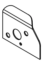 Gasket,intake b450, echo - Tarvikevaraosat-503 - 503-V103001650ECHO - 1
