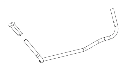 Handle asy c262ts, srm-2620es, echo - Tarvikevaraosat-503 - 503-P100003860ECHO - 1