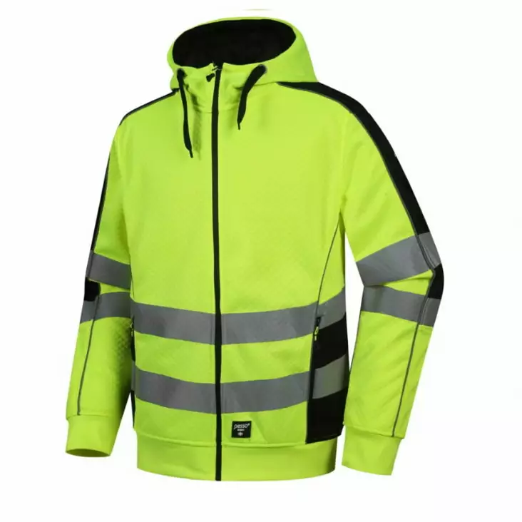 Huomiocollegepaita fl05 cl2, keltainen m, pesso - Hi-Vis Fleecetakit, puserot ja hupparit - 503-FL05G-MPESSO - 1