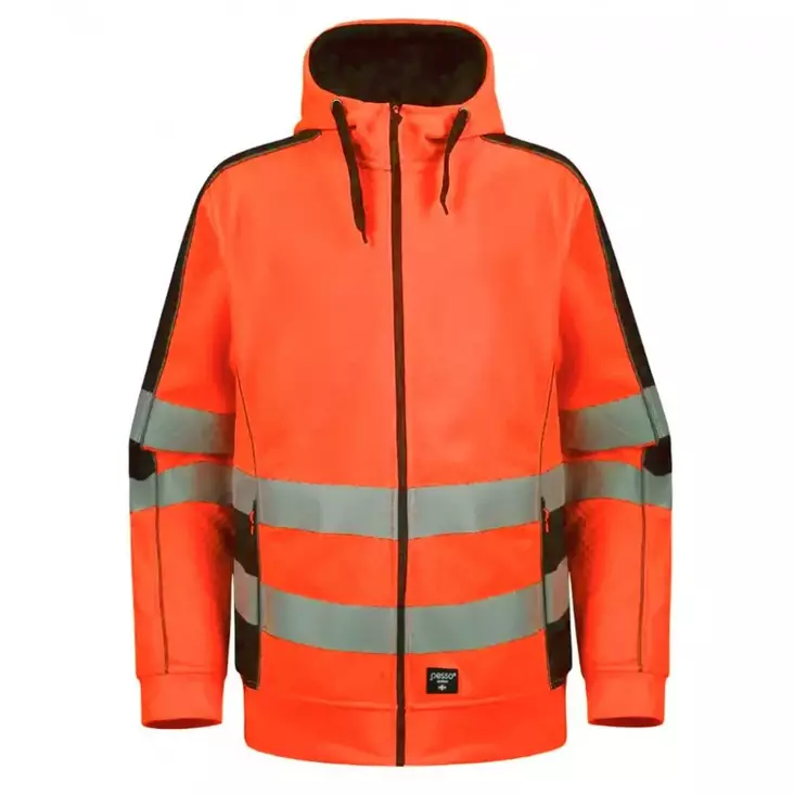 Huomiocollegepaita FL05 CL2, oranssi M, Pesso - Hi-Vis Fleecetakit, puserot ja hupparit - 503-FL05OR-MPESSO - 1