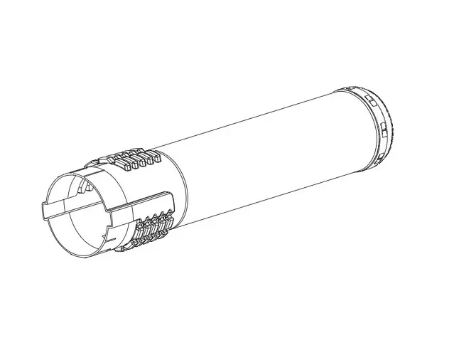 Pipe,blower dpb-2600, pb-2620, eb262, echo - Tarvikevaraosat-503 - 503-E165001040ECHO - 1