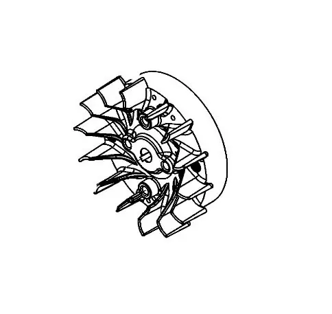Rotor 490, echo - Tarvikevaraosat-503 - 503-A409000930ECHO - 1