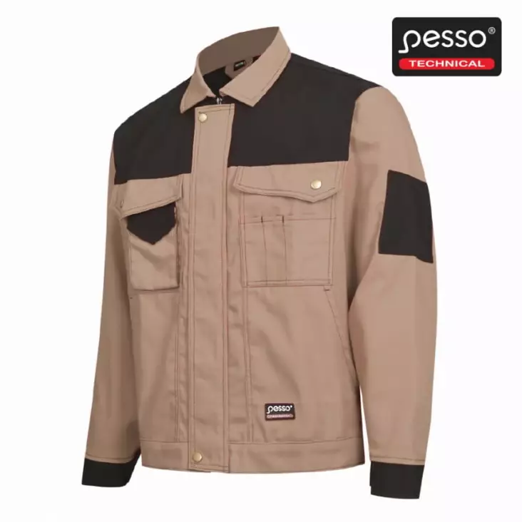 Takki dsbzn, beige/musta 2xl, pesso - Työliivit - 503-DSBZN-2XLPESSO - 1