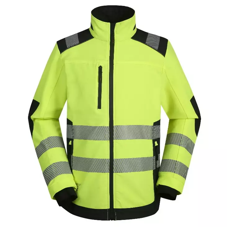 Takki titan ds125g stretch, huomioväri cl2, keltainen xl, pesso - Hi-Vis työtakit - 503-DS125G-XLPESSO - 1