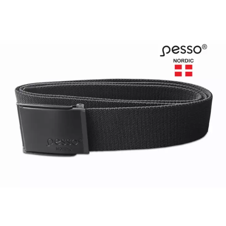 Vyö, stretch 120 cm, musta, pesso - Vyöt ja olkaimet - 503-DEP120PESSO - 1