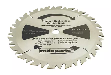 20-raivurinterä 250 x 25,4 x 1,8 mm - Tarvikevaraosat - 6-090P - 1