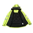 Softshell-takki calgary vuorattu huomioväri cl2, keltainen 3xl, pesso - Hi-Vis talvityötakit - 503-CALGARY-G-3XLP - 4
