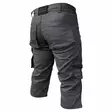 Työhousut 3/4 kbstretchp, stretch, tummanharmaa c58, pesso - Työshortsit - 503-KBSTRETCHPC58P - 2
