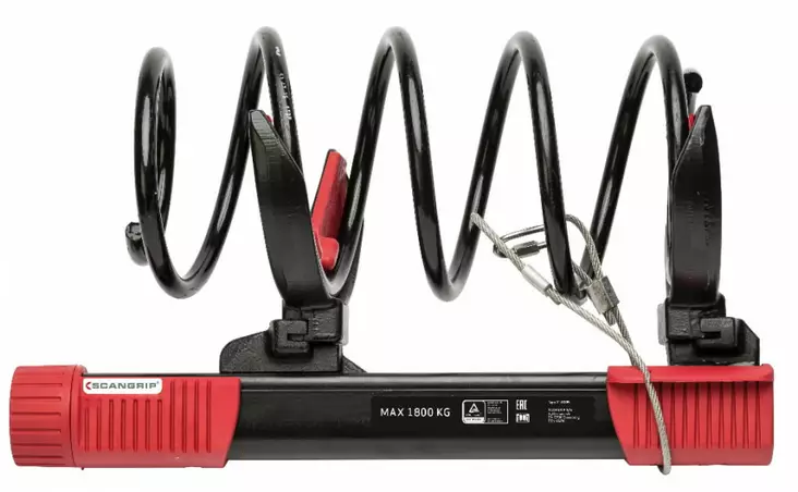 Coil spring compressor canvik plus 2250kg, scangrip - Iskunvaimennin/jousityökalut - 503-11-0005SNGP - 1