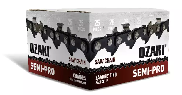 Ozaki forest semi-pro teräketju 3/8'' pk 1.3 mm - 410 kl - Tarvikevaraosat - ZK38LP5025P - 1