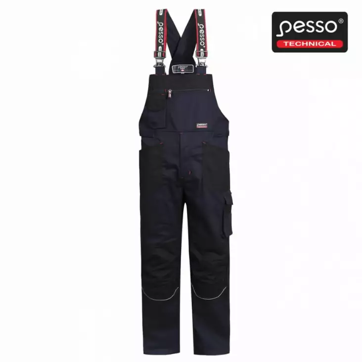 Puolihaalari stretch 215 navy 62/188, pesso - Työhaalarit - 503-DP215M-62-188P - 1