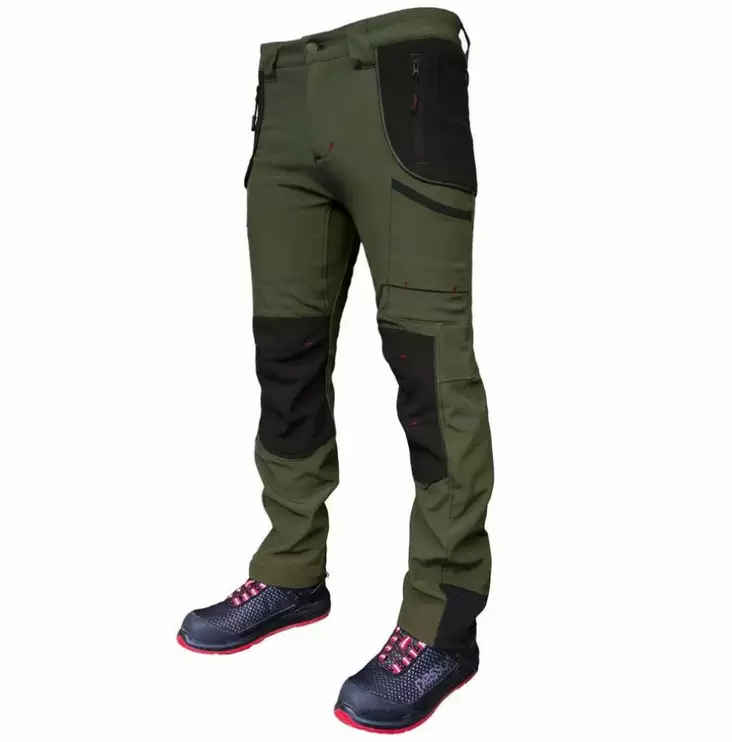 Softshell-työhousut nebraska, green c60, pesso - Softshell takit ja housut - 503-NEBRASKA-Z-60P - 1