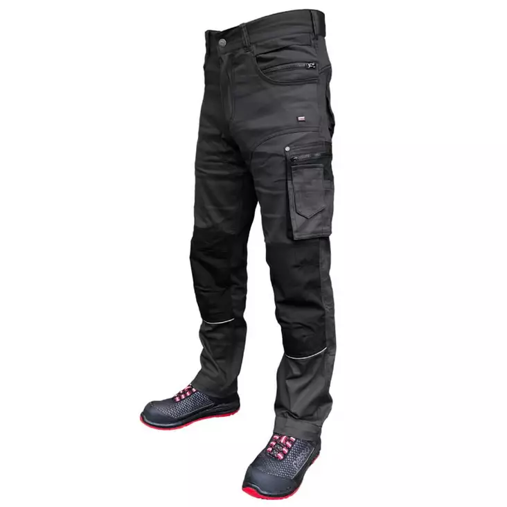 Työhousut kdstretchp, stretch, tummanharmaa c52, pesso - Työhousut - 503-KDSTRETCHPC52P - 1